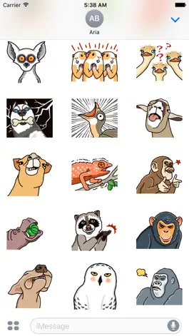 Game screenshot Funny Animals Animated Sticker hack
