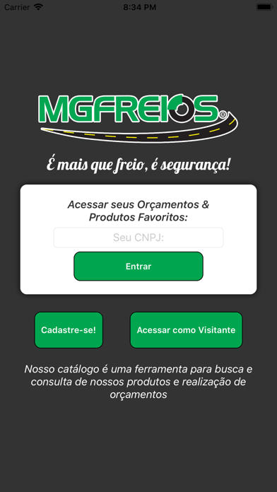 Screenshot #1 pour MGFREIOS Catálogo de Produtos