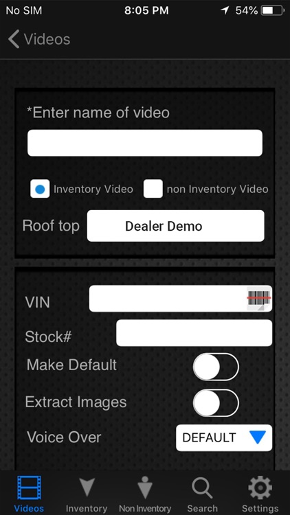 Video Inventory Mobile Manager