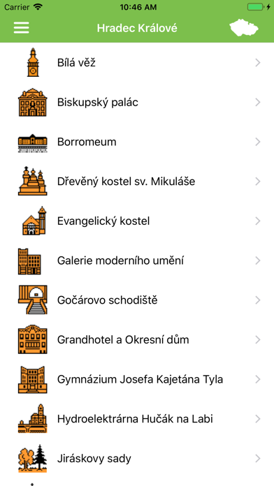 Screenshot #1 pour Památky HK