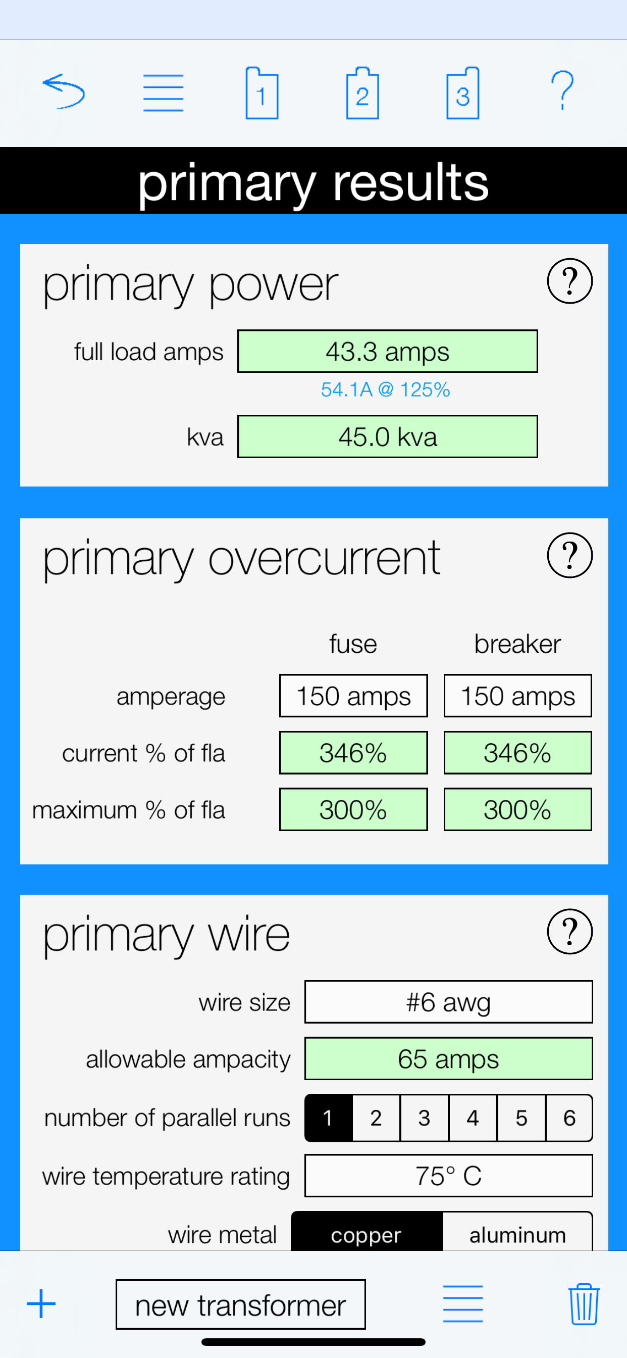 Electrical Calc