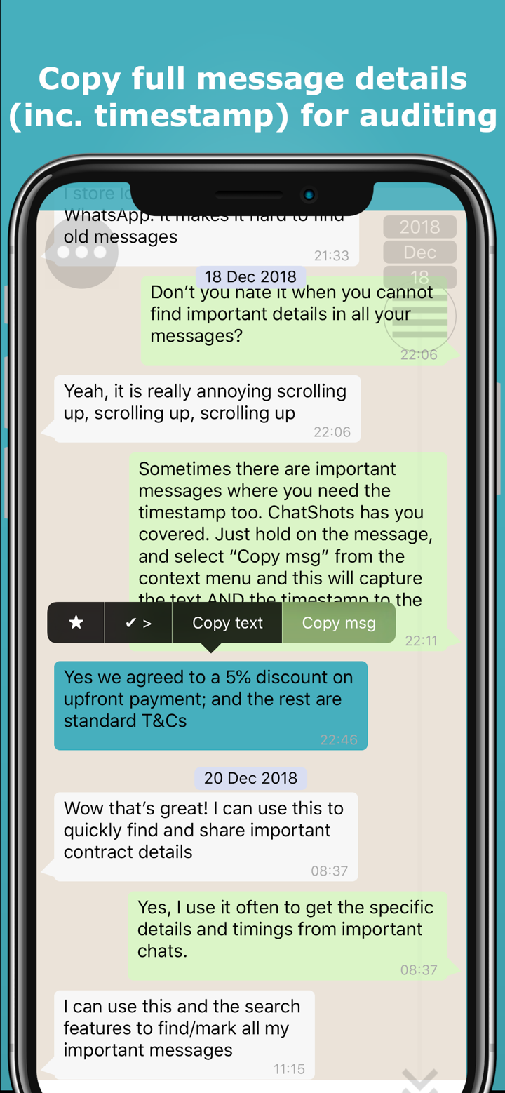 ChatShots screenshot messages screenshot 4