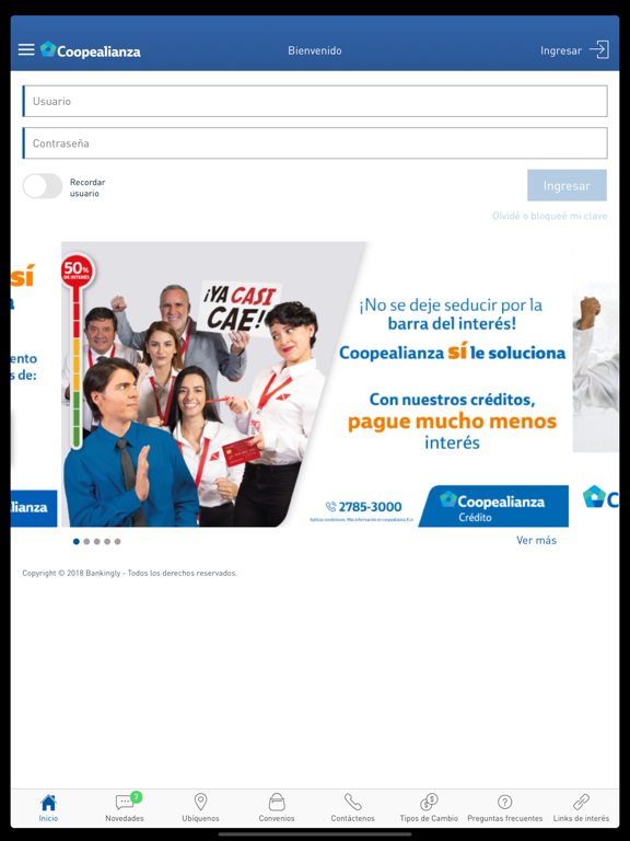 Screenshot #4 pour Coopealianza Virtual