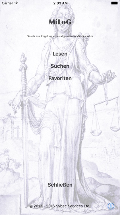 Gesetze für iPhone und iPad