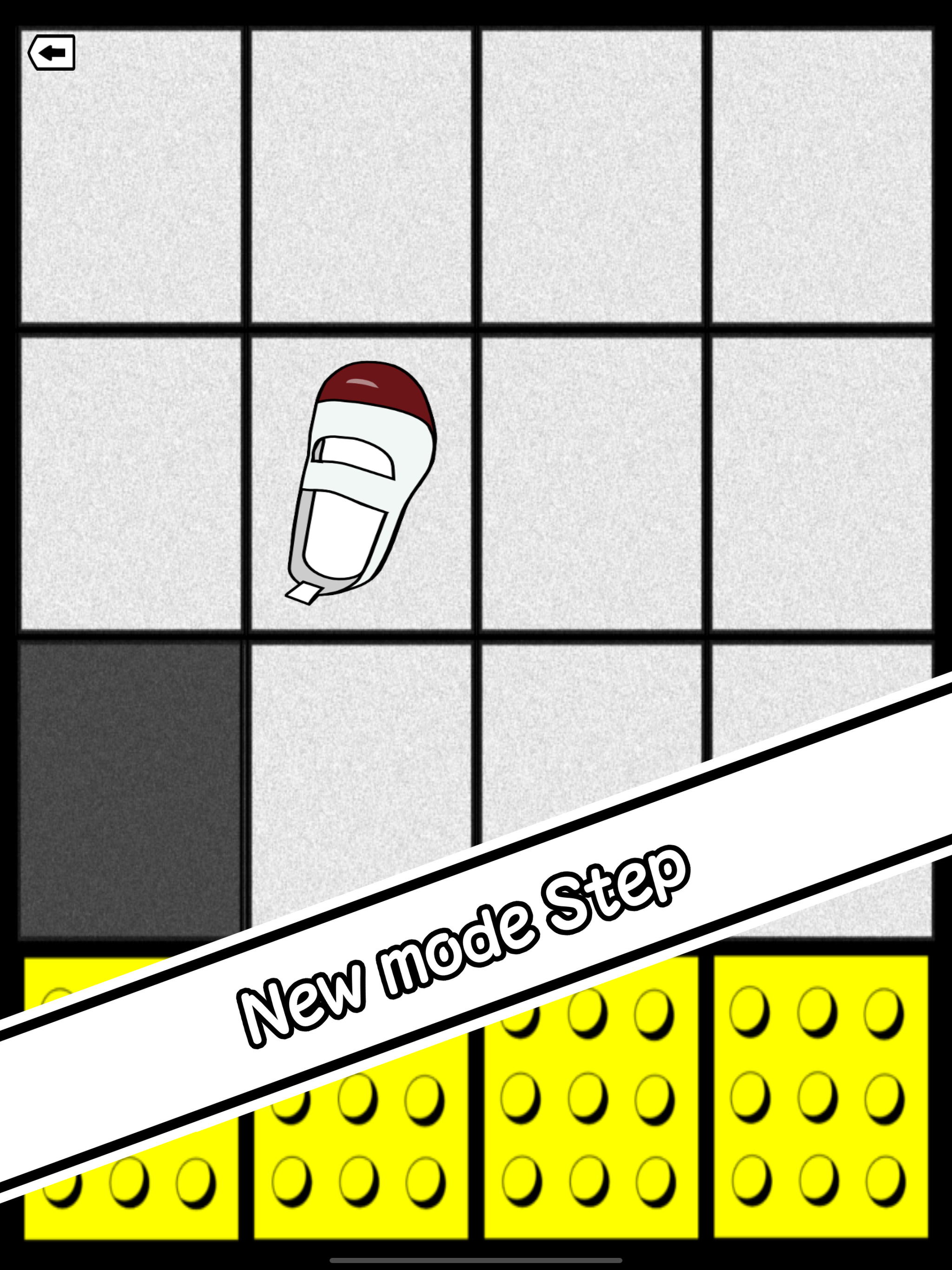 Don't step the white tile