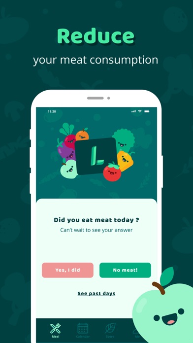 Less Meat - Eat Better iPhone screenshot 1 - Health & Fitness app