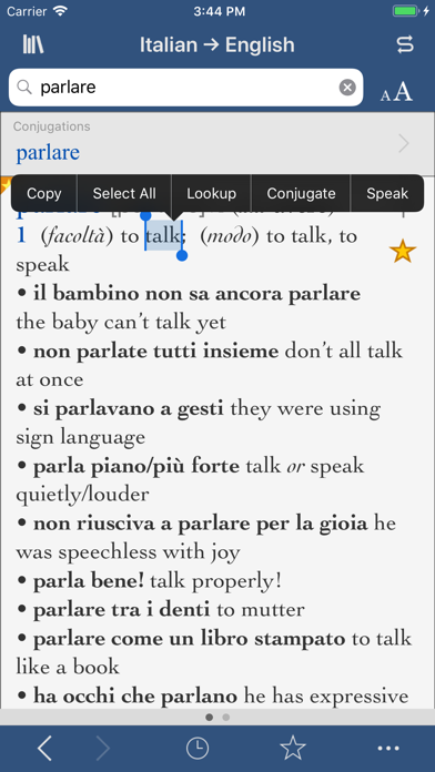 Collins Italian-English Screenshot