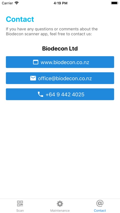 Biodecon Scanner screenshot-3