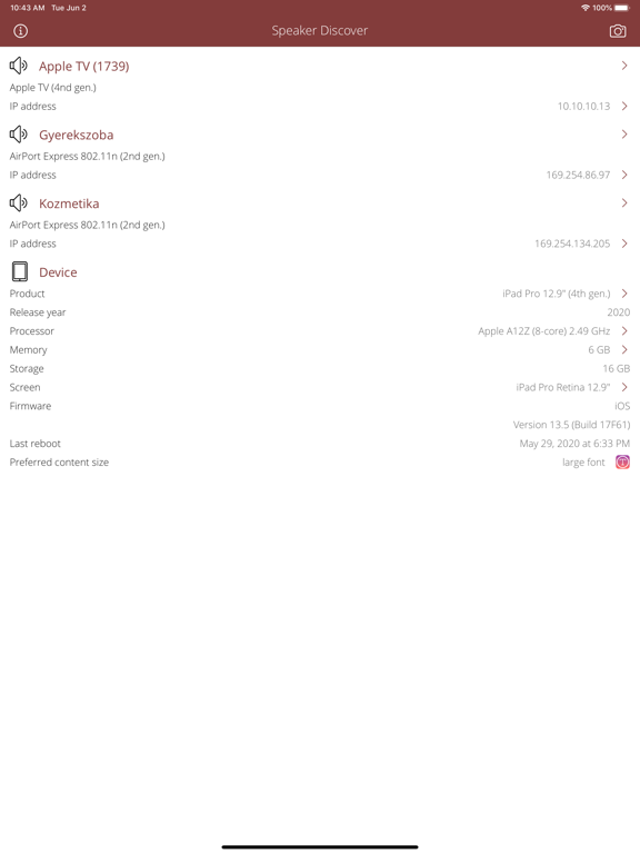 Screenshot #4 pour Speaker Discover