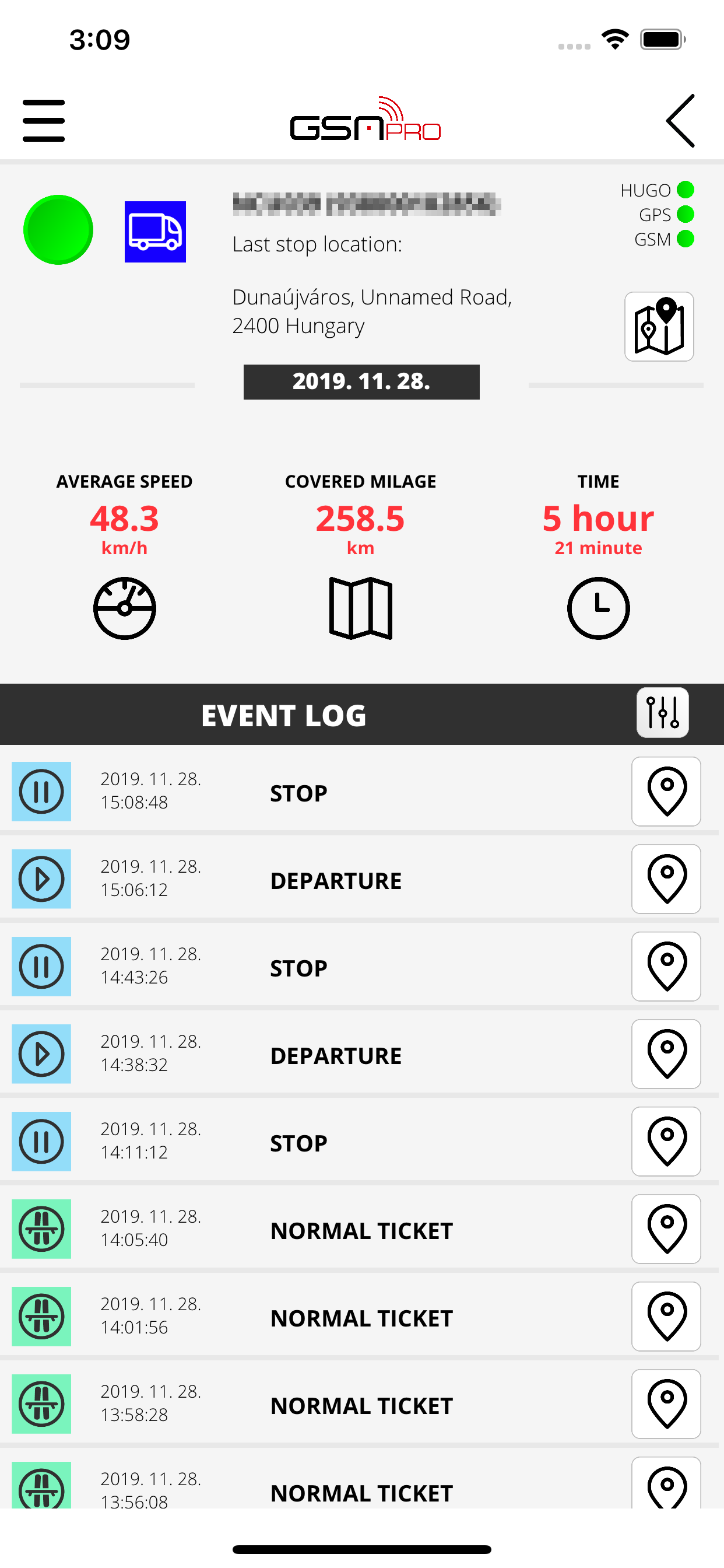 GSMPRO Tracker
