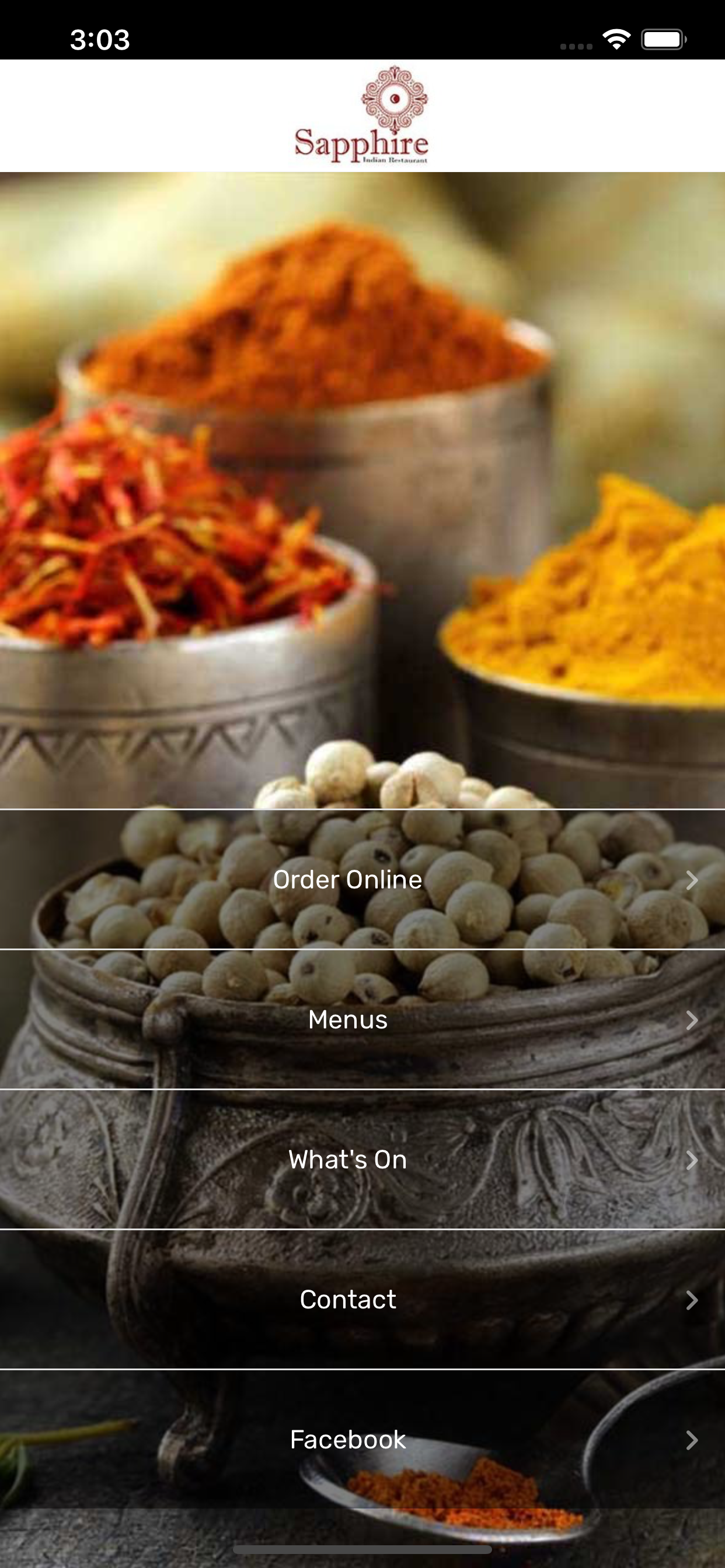 Sapphire Indian Restaurant