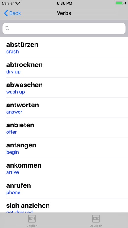 German Verb Blitz screenshot-8