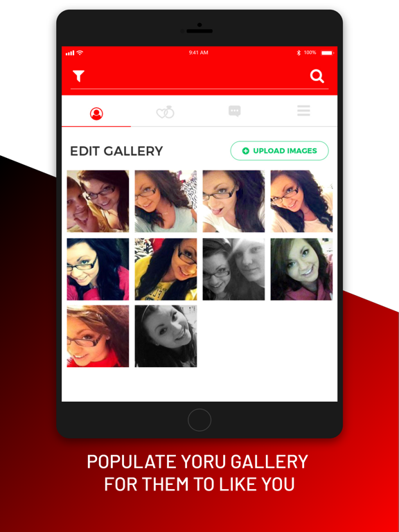 Cupid Love App iPad screenshot 6 - Social Networking app