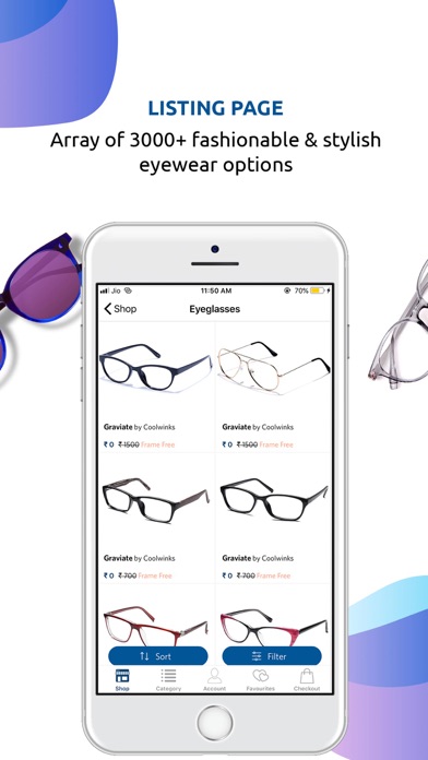 Eyeglasses & Sunglasses App screenshot 2