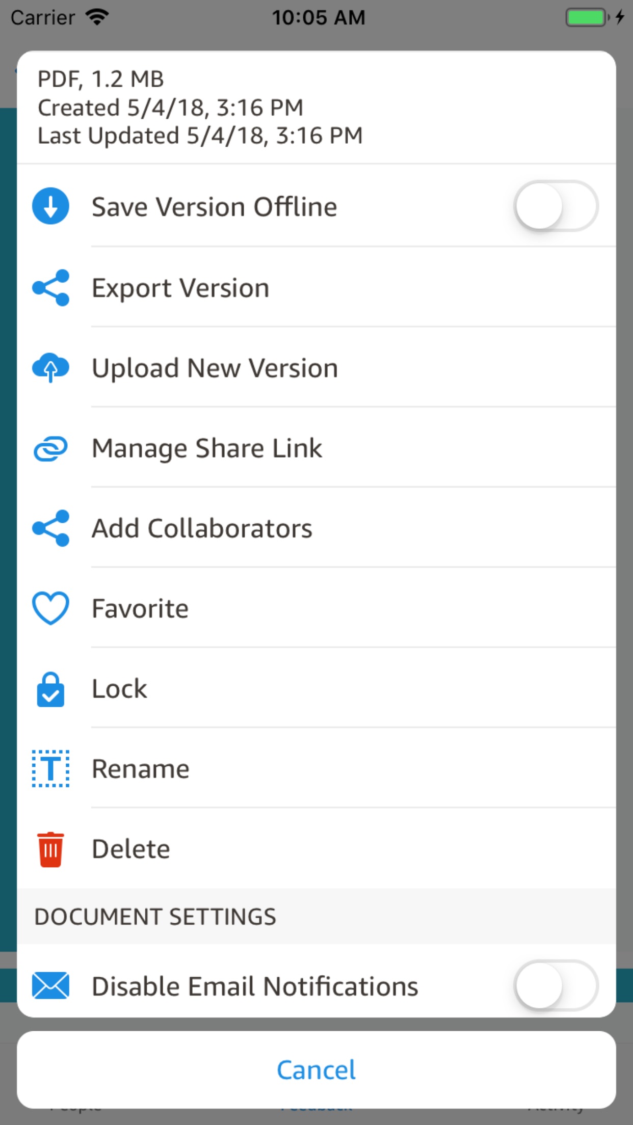 Screenshot 5 of Amazon WorkDocs