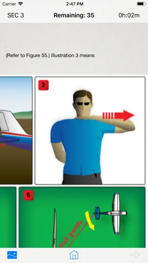 Captura de pantalla de Private Pilot Glider Test Prep en iPhone 7