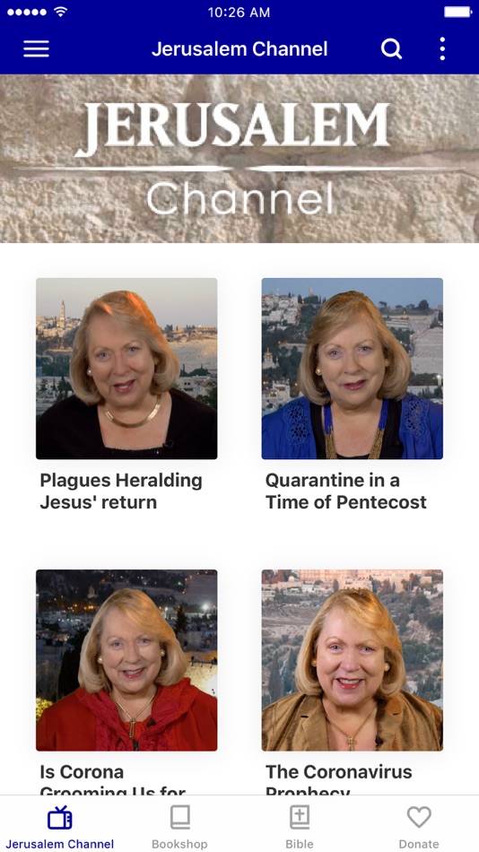 #1. The Jerusalem Channel (iOS) 由: Daystar International, Inc.