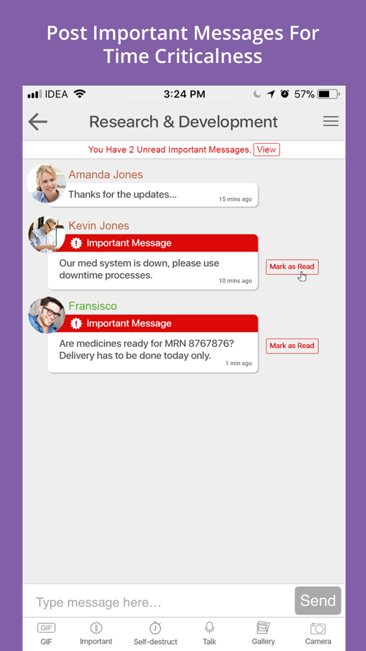 #5. Office Chat, Work Messaging (iOS) 由: MangoApps Incorporated