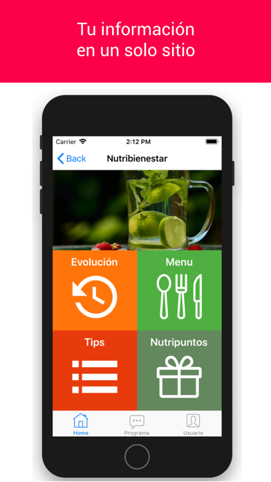 Screenshot #2 pour Nutribienestar App