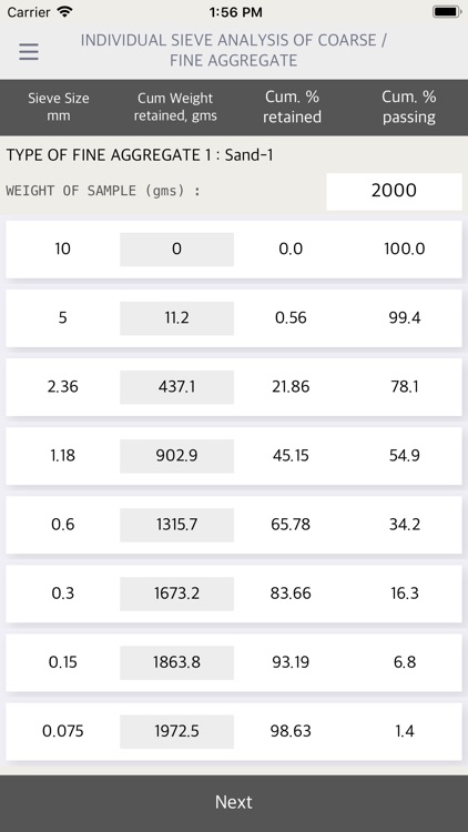 Concrete Mix - Design screenshot-3