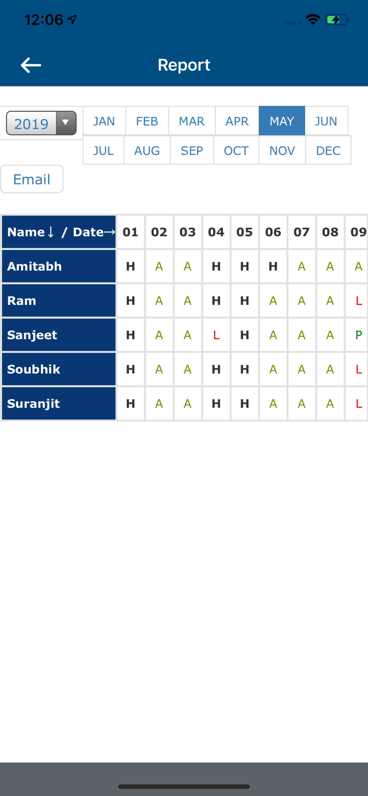 Attendance_App screenshot 6
