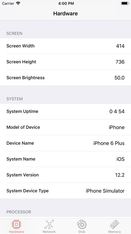 Info from your Device