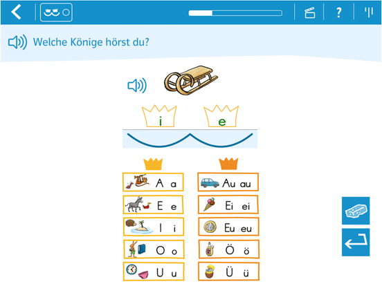 Wörter schreiben 1 mit Zebra iPad screenshot 7 - Education app