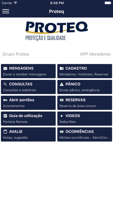 How to cancel & delete PROTEQ - PROTEÇÃO E QUALIDADE from iphone & ipad 1