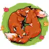 Red Fox FoxMoji Stickers delete, cancel