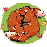 Red Fox FoxMoji Stickers app icon - Stickers app for iPhone