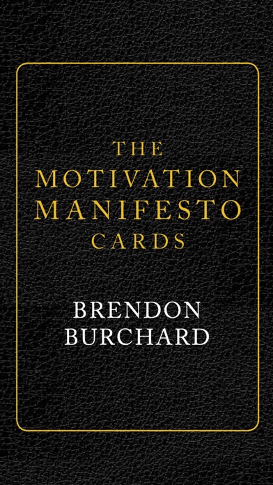 Motivation Manifesto Cards screenshot 1