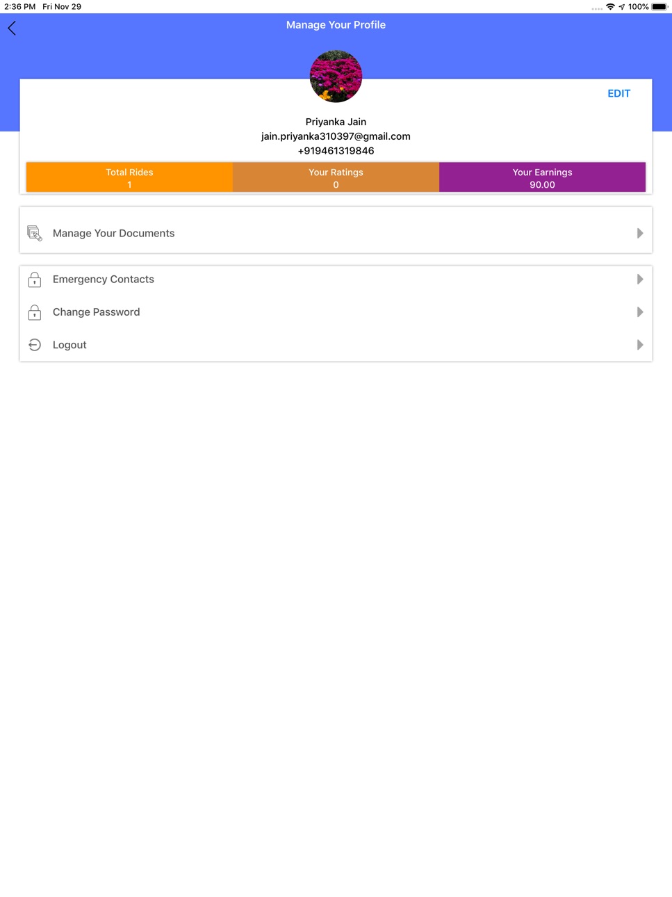 iPad screenshot