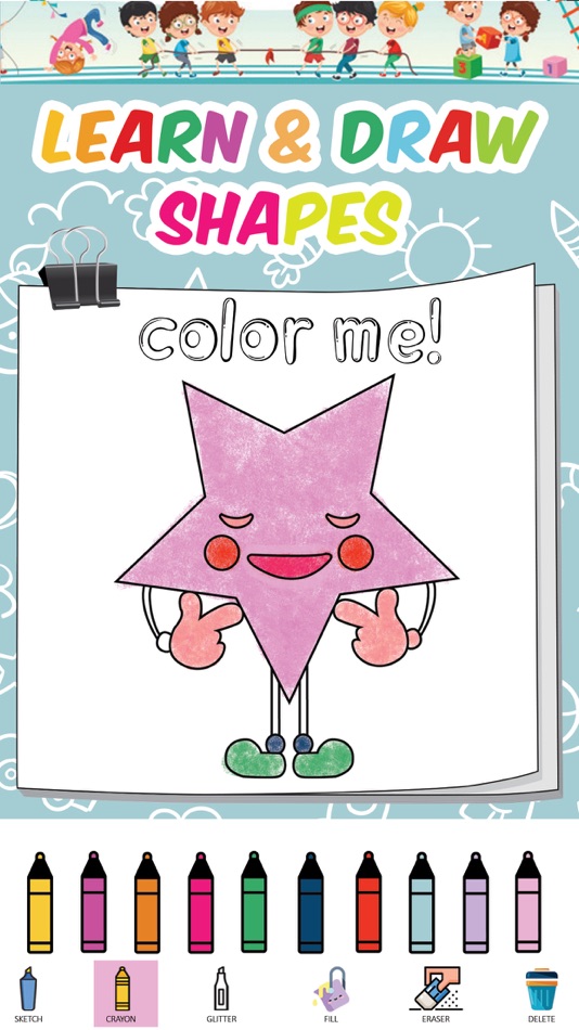 #3. Coloring Book Pages Draw Shape (iOS) 由: chetna narula