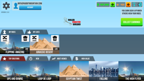 Roller Coaster Builder Mobile screenshot