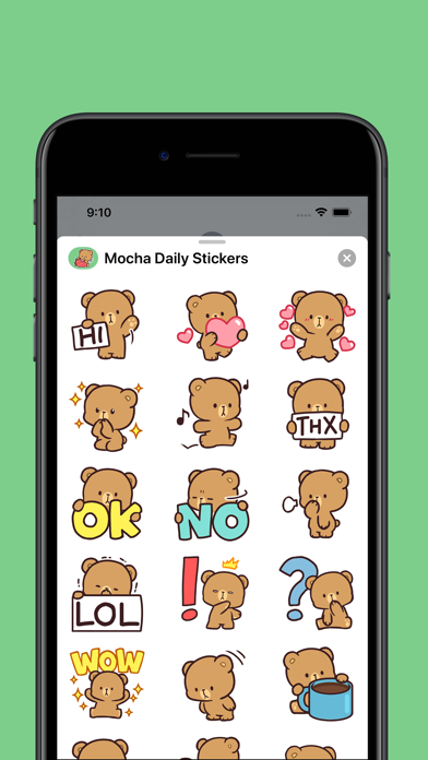 Screenshot #3 pour Mocha Daily Life Stickers