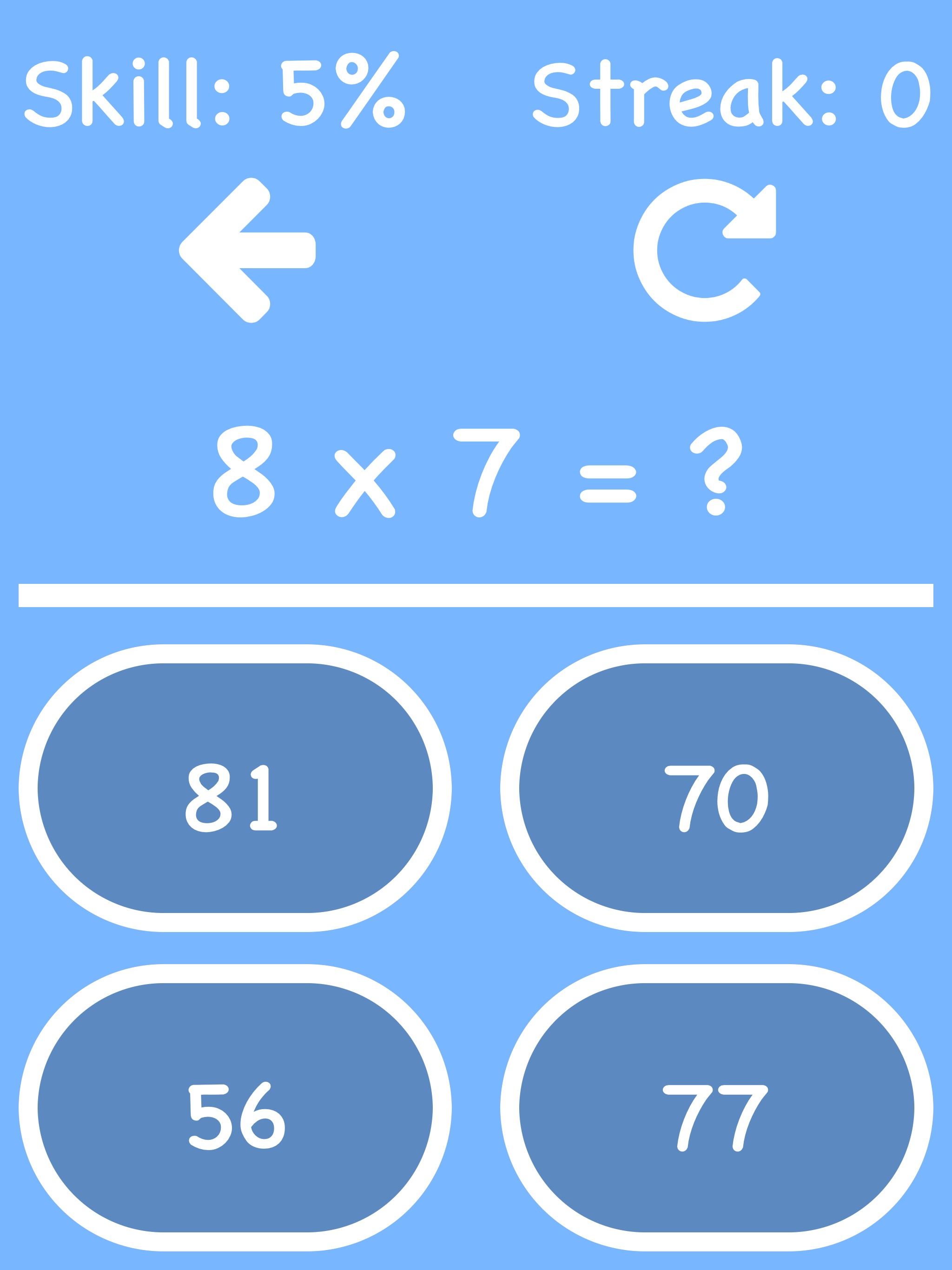 Cool Times Tables Flash Cards