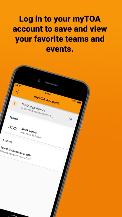 The Orange Alliance Screenshot