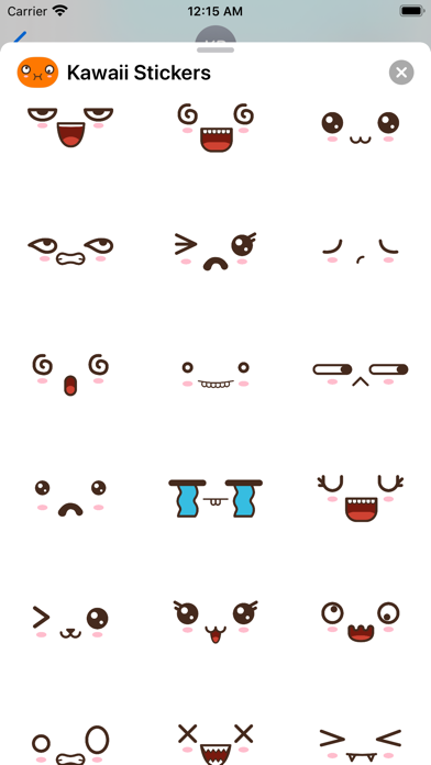 Screenshot #3 pour Crazy Emotes: Kawaii Emoji