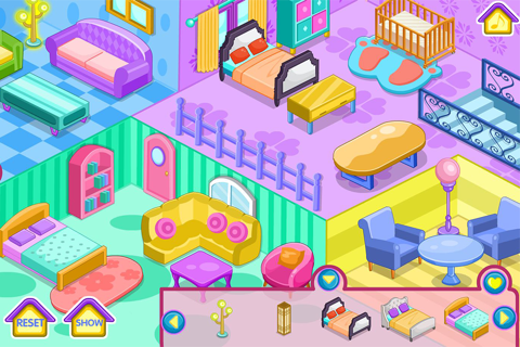New home decoration game - náhled