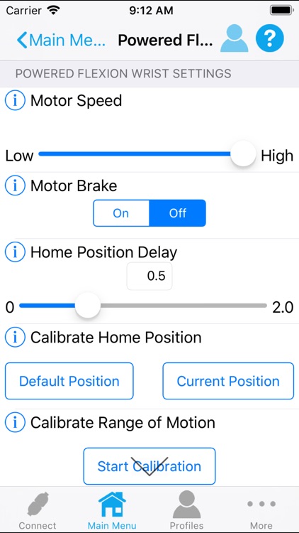 Motion Control User Interface screenshot-3
