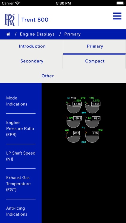 Trent 800 Pilot Guide