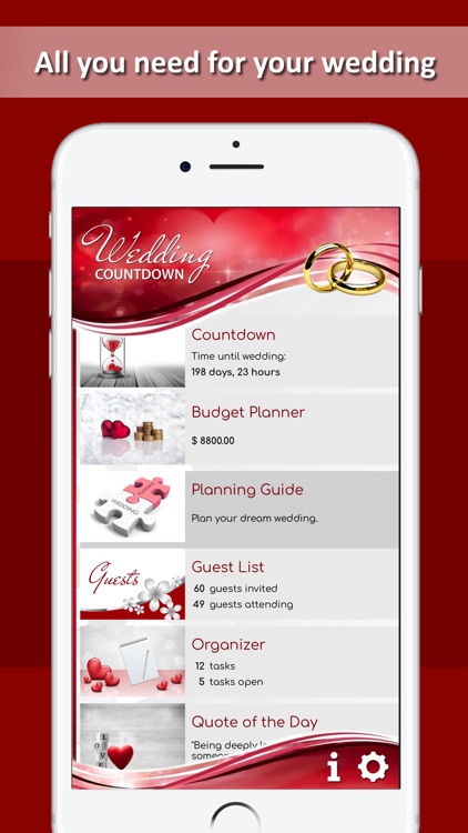 Wedding Countdown Planner