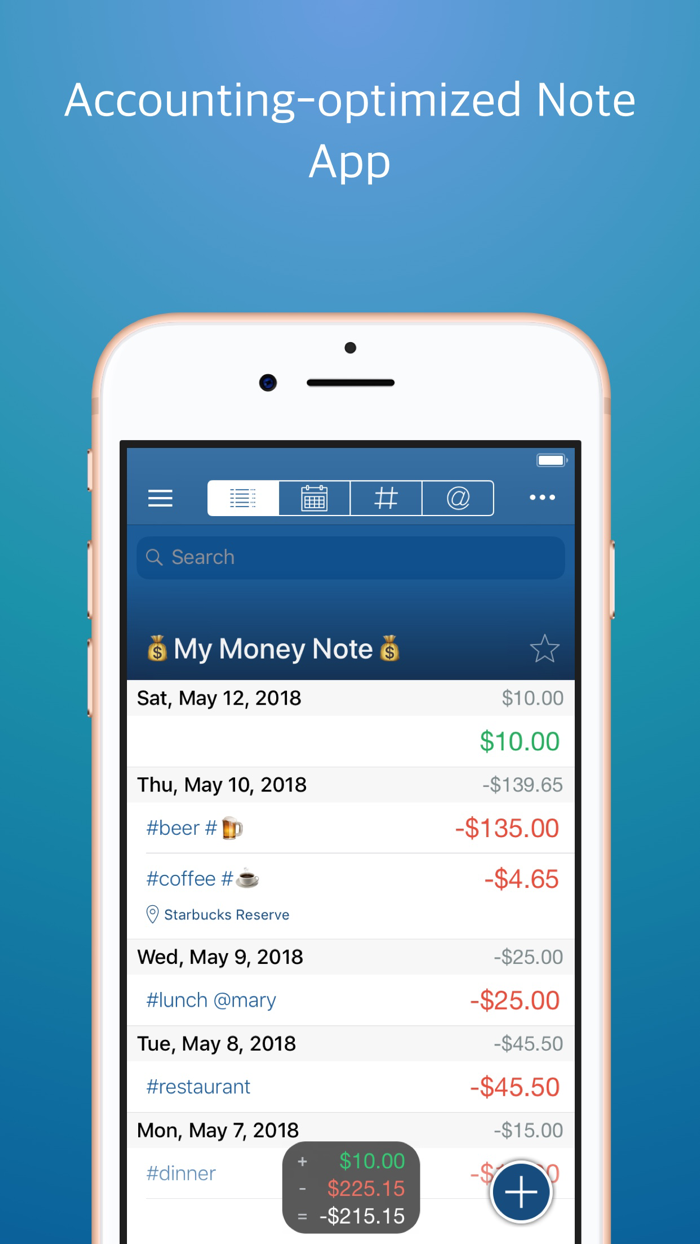 Money Note Calculator