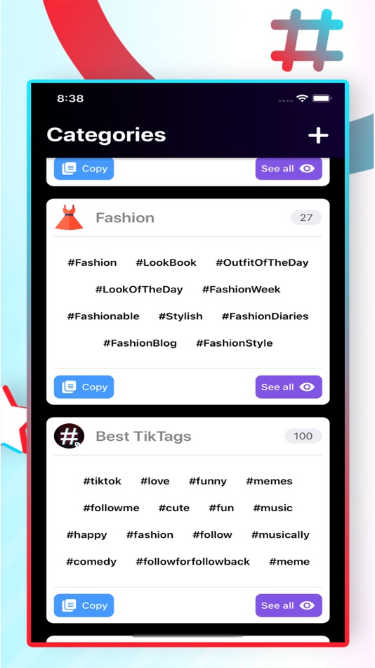 #1. TikTags Pro (iOS) 由: EL Kasmi MOHAMED