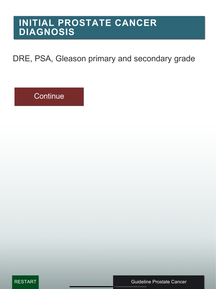 Prostate Cancer Guideline