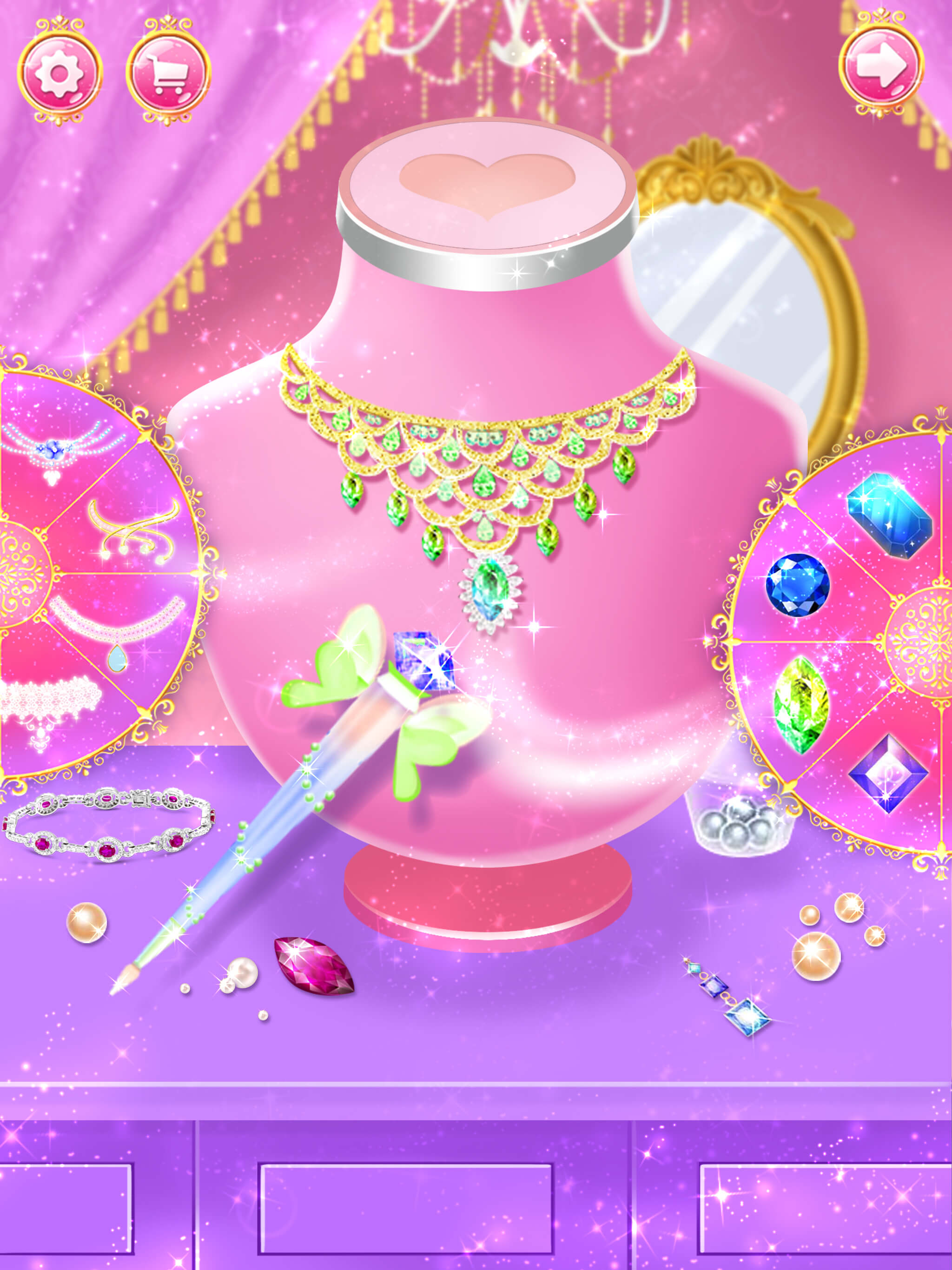 Princess dress up fashion game screenshot 10