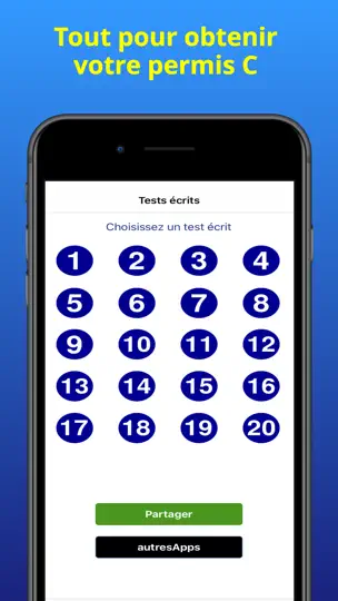Capture d'écran de Permis C - Tests Et Fiches sur iPhone 5