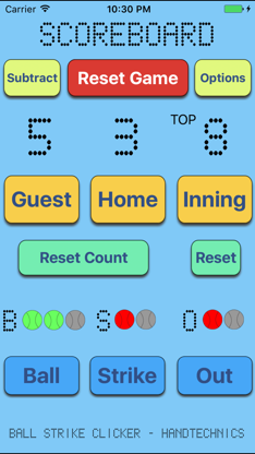 Ball Strike Clicker Baseball screenshot 1