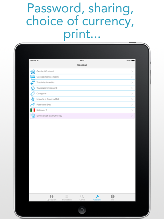 myMoney - Expense Tracking iPad screenshot