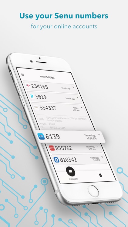 Senu - secret phone numbers